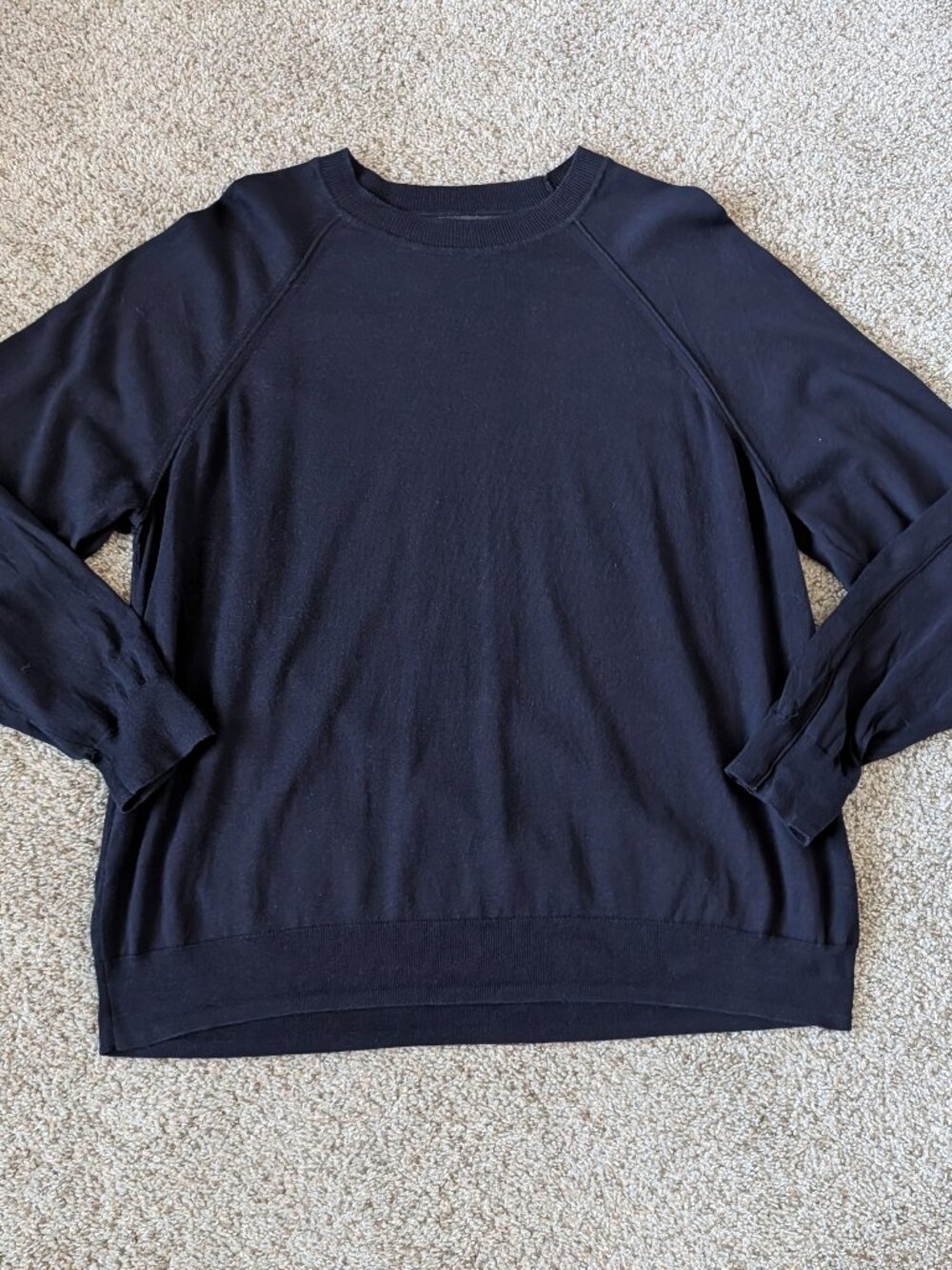 EUC Navy Cotton blend sweater from Next, US size XL Tall (16/18 Tall)